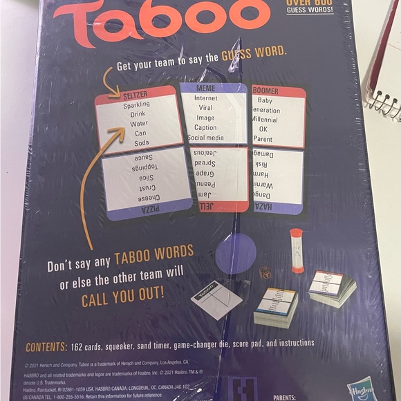 New Taboo Board Game - Picture 2 of 2